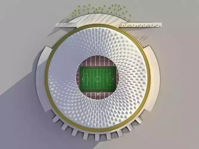 lusail stadium - fifa world cup 2022 qatar 3D model