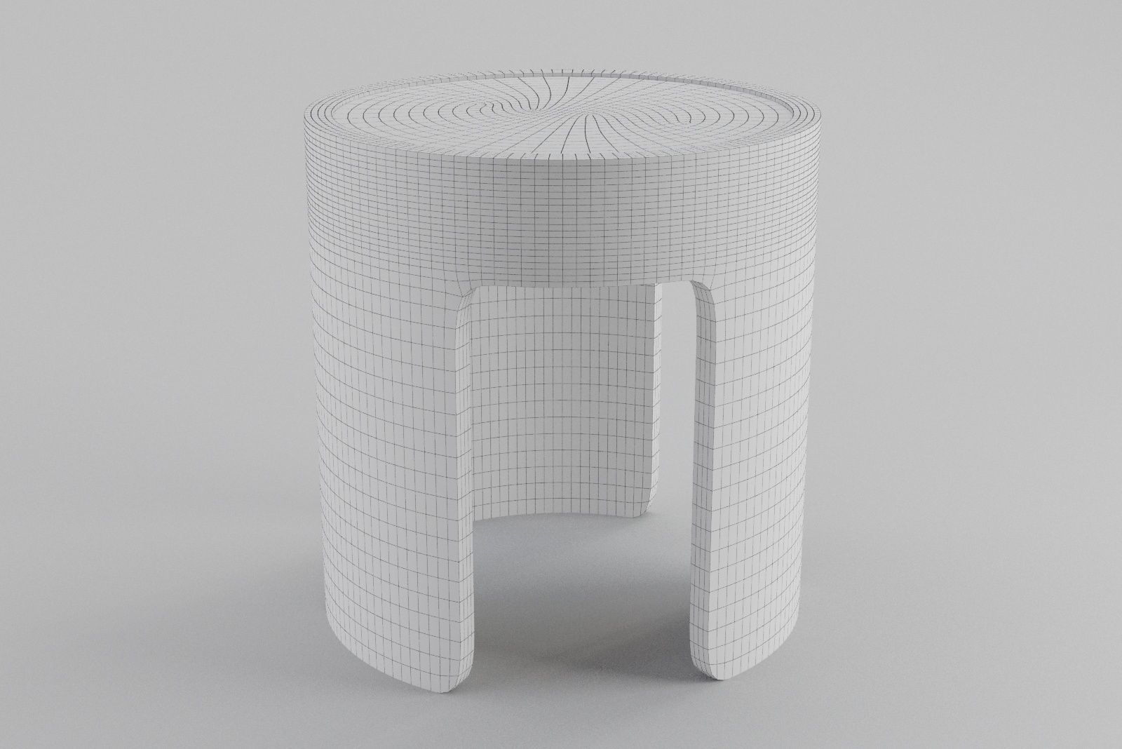 Cuba Libre 2 ottoman 3D model_1