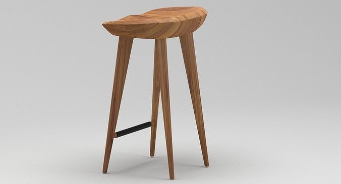 TRACTOR STOOL 3D model 3
