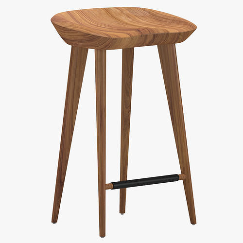 TRACTOR STOOL 3D model 5