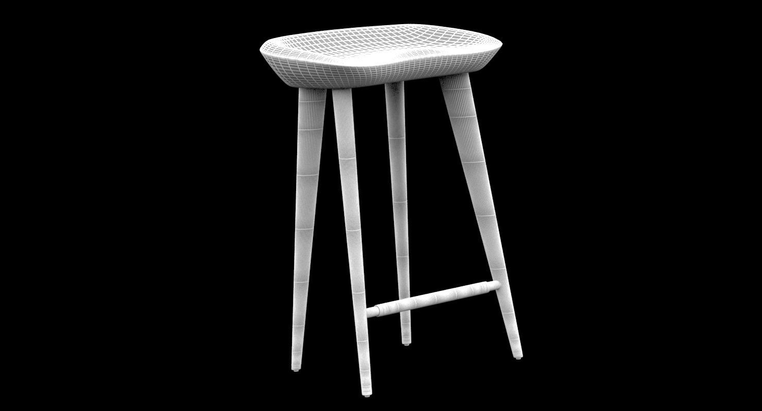 TRACTOR STOOL 3D model_5