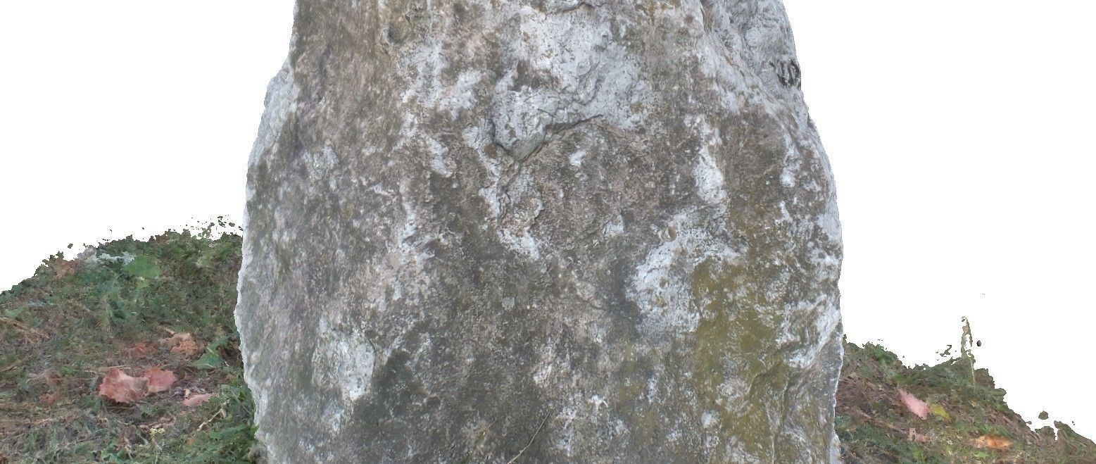 Part rock 3D scan Low-poly 3D model_3