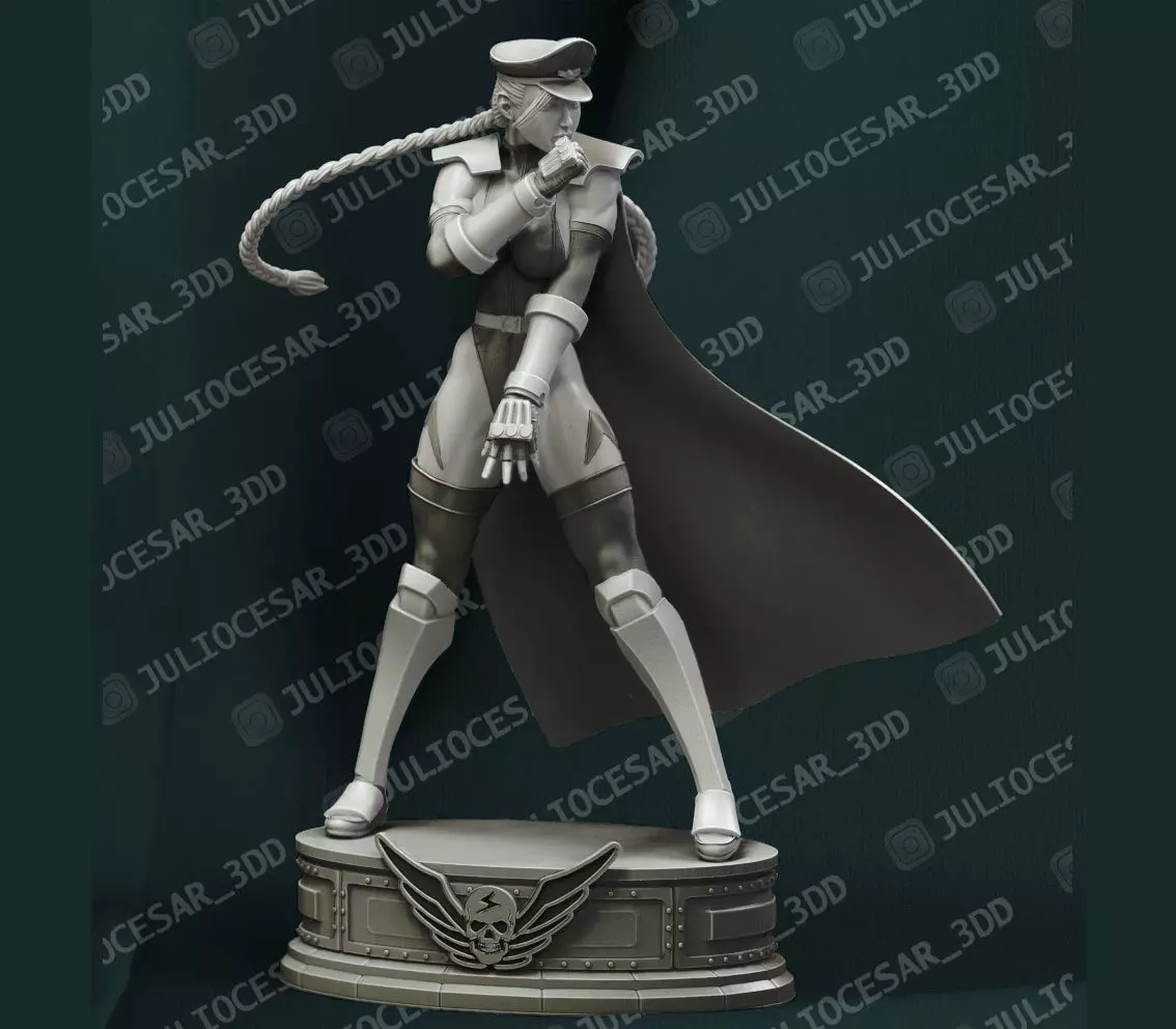 Street Fighter - Shadaloo Cammy Dictator 3D print model_0