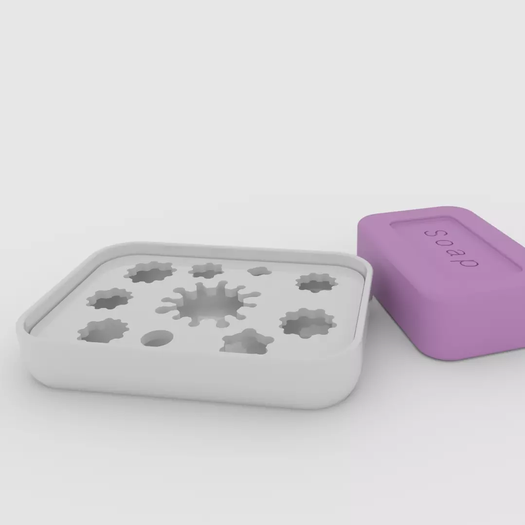 CORONAVIRUS laundry soap holder Free 3D print model_0
