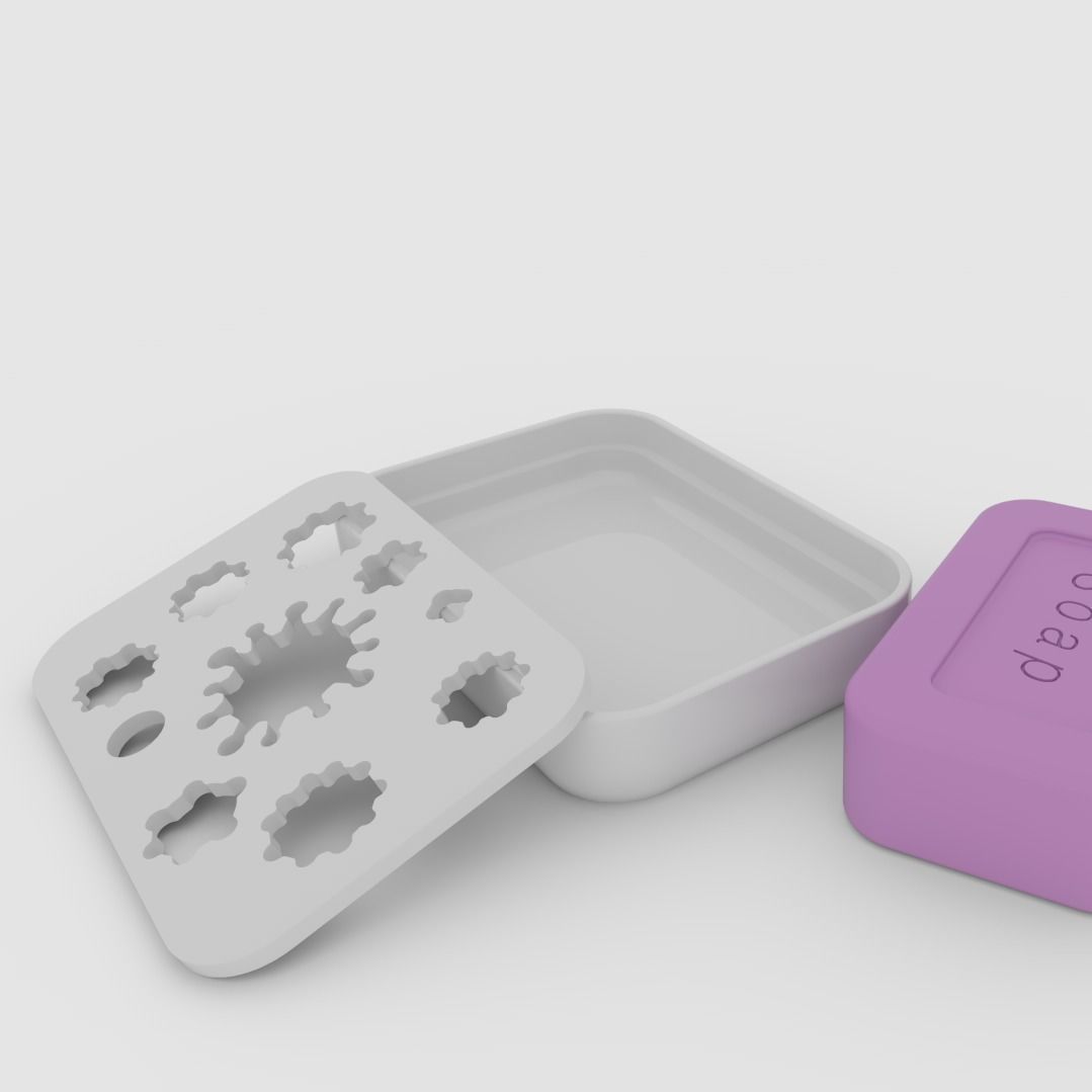 CORONAVIRUS laundry soap holder Free 3D print model_1