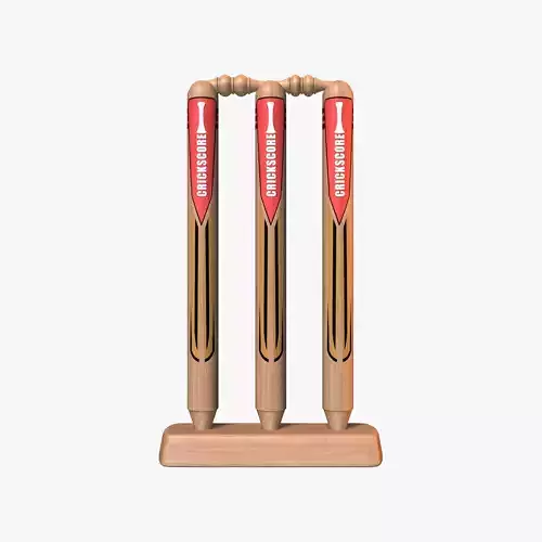 Cricket Stump Low-poly 3D model
