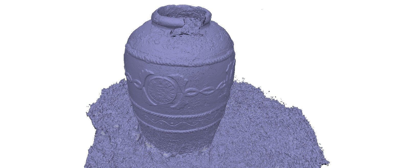 Park old vessel 3D scan Low-poly 3D model_2