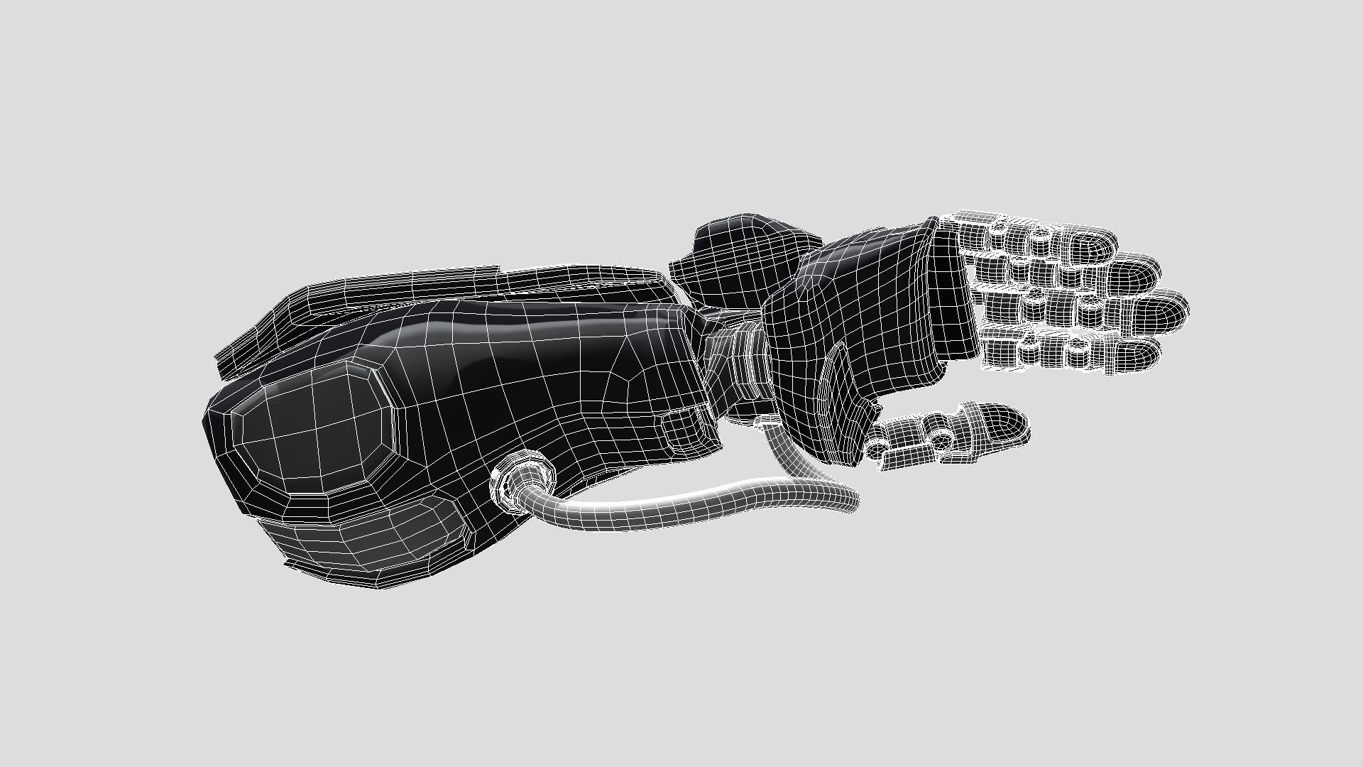 Power Arm 3D model_4