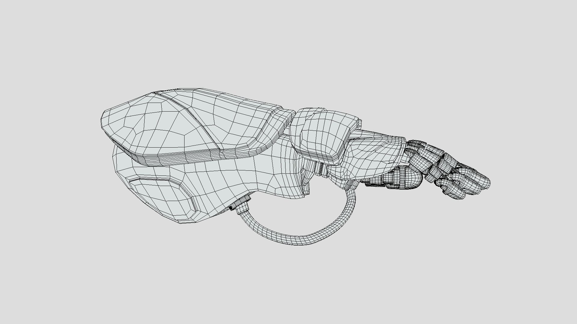 Power Arm 3D model_3