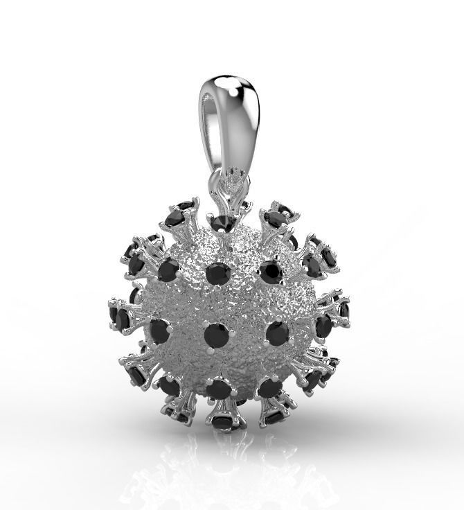 200328 P coronavirus pendant COVID19  3D print model_20