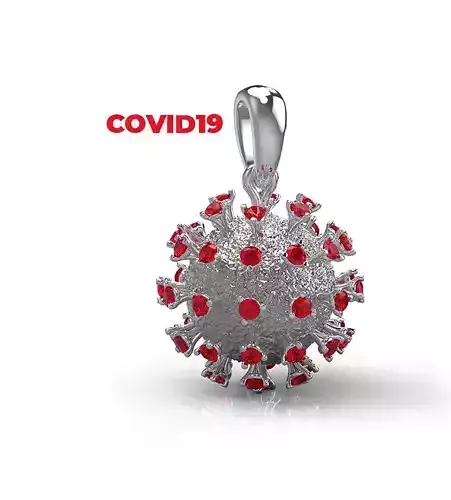 200328 P coronavirus pendant COVID19  3D print model