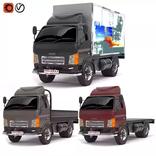 isuzu truck 3D model