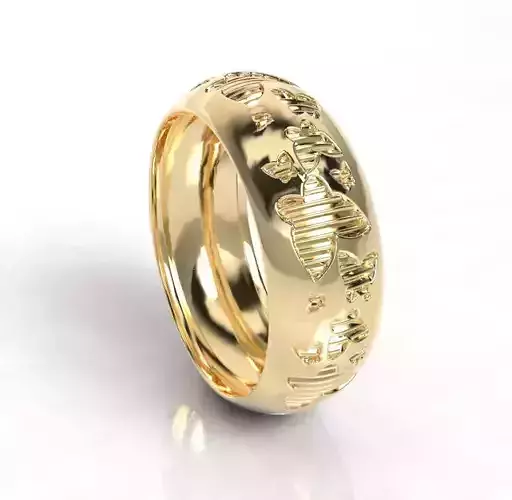 Anillo Argolla de Matrimonio wedding ring 3D model