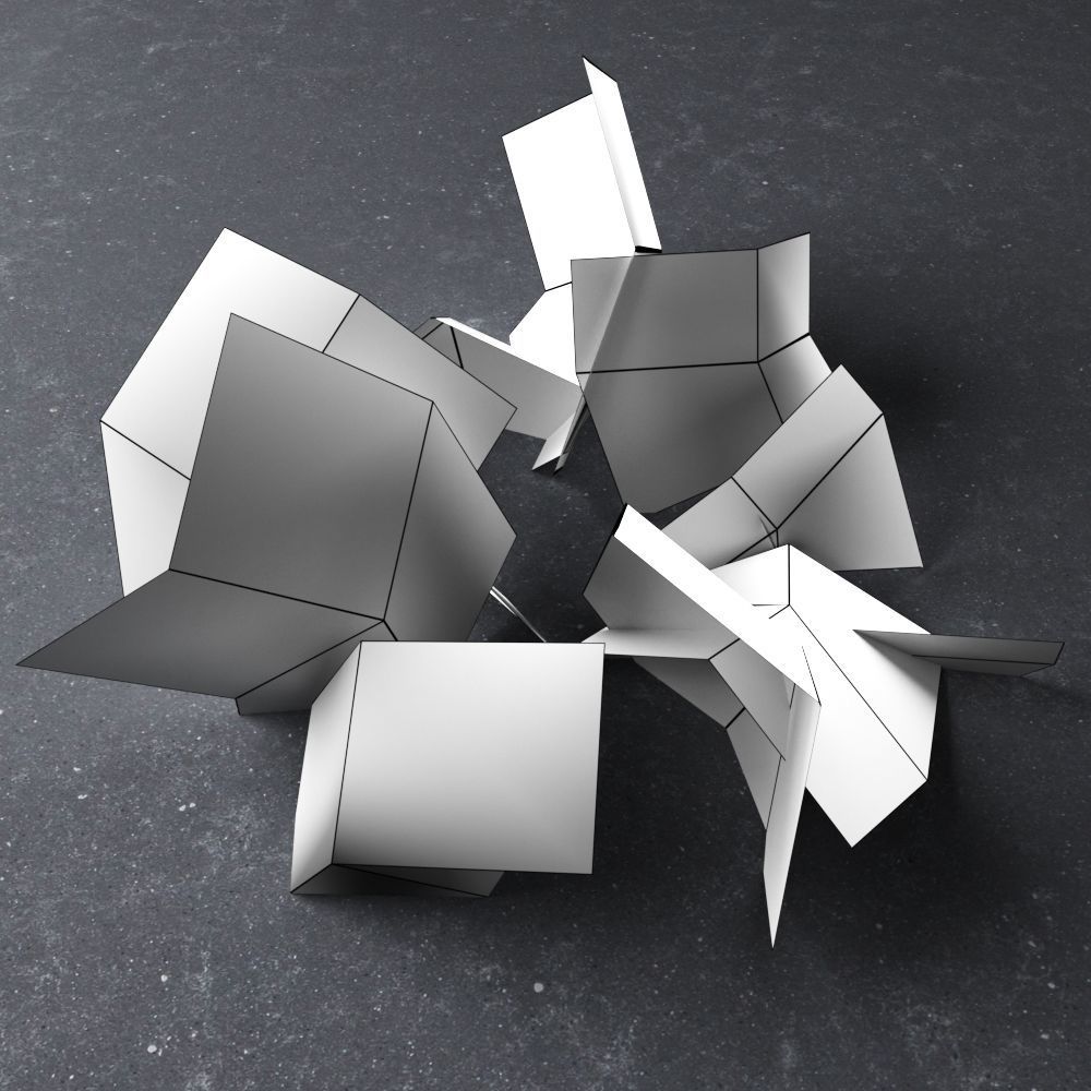 Moss Low Poly 1 Low-poly 3D model_2