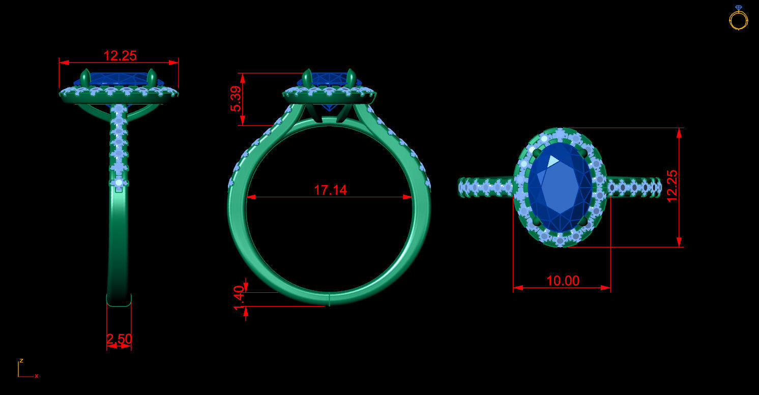Ring 70 3D print model_5