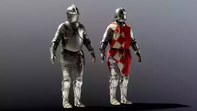 SOLDIER Medieval Armor 3D model