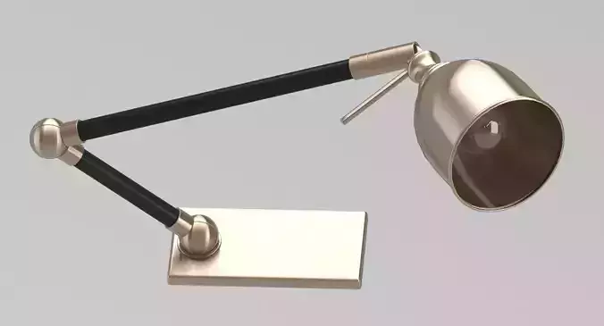 Valerio Swing Arm Wall Light 3D model