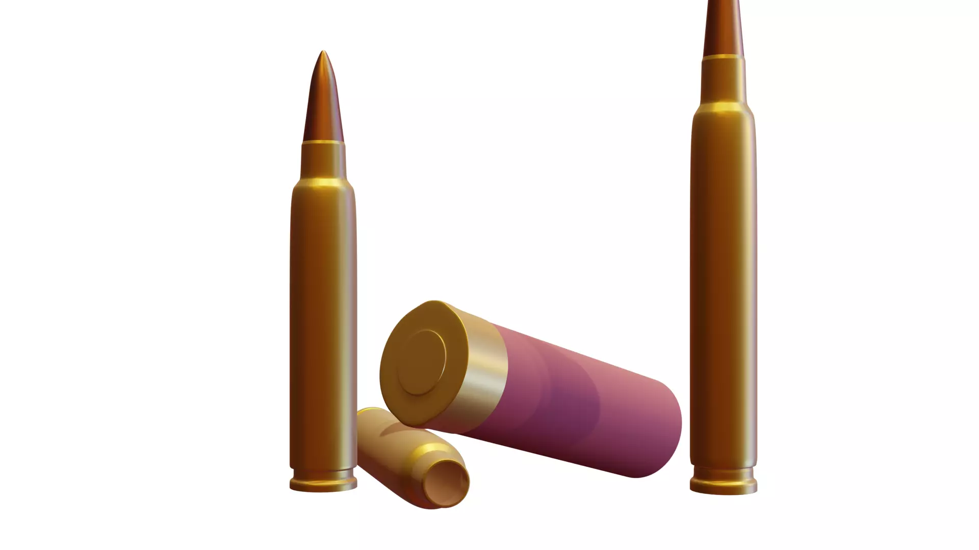 Caliber Pack Free low-poly 3D model