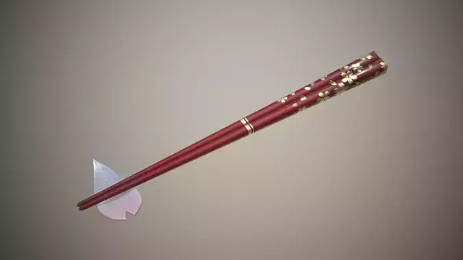 Chopsticks and chopstick rest