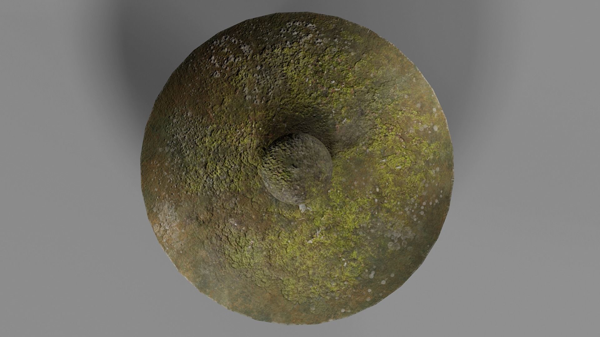 Japanese Stone Lantern Low-poly 3D model_5