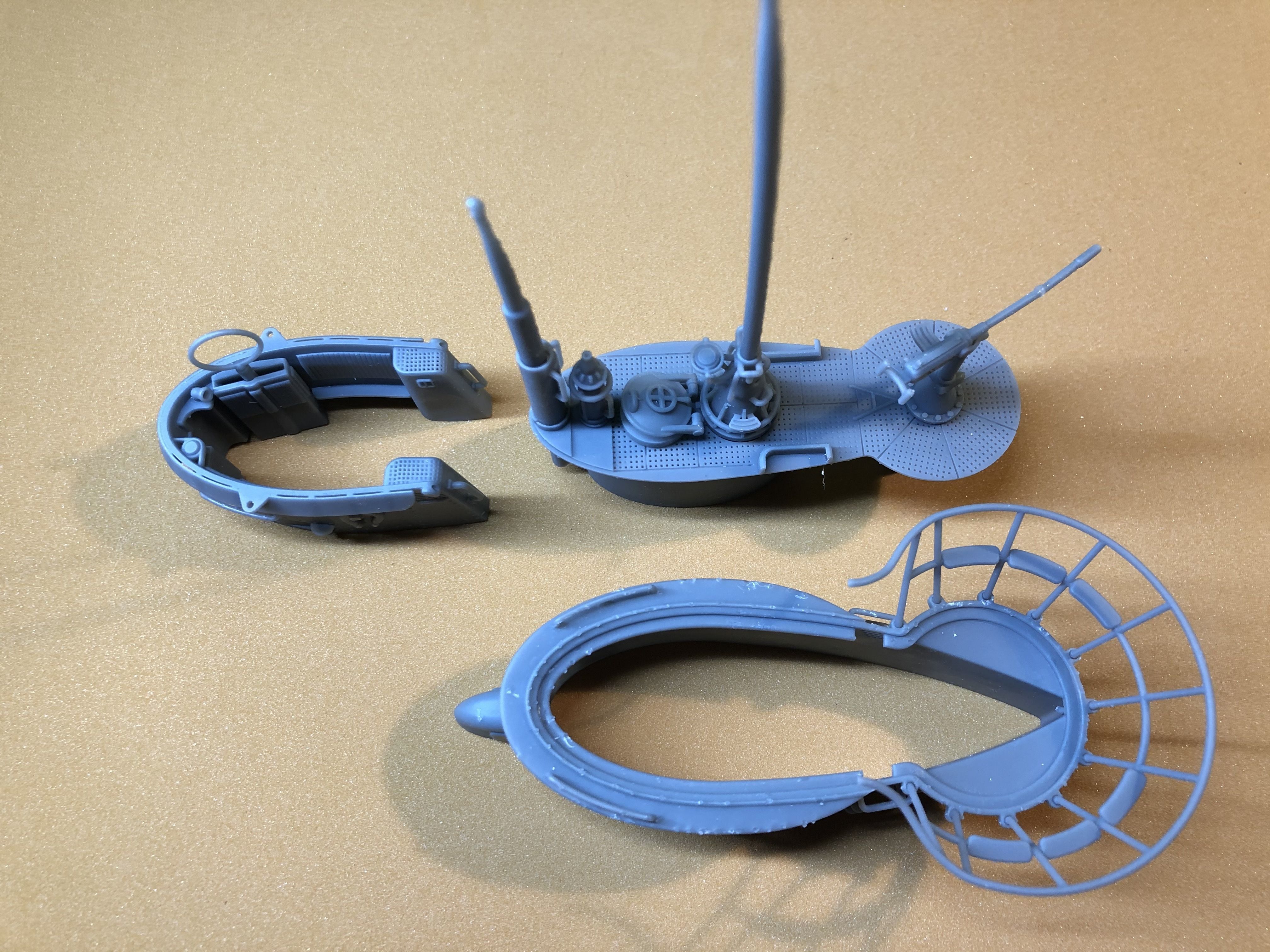 U-Boot Typ VII Turm 3D print model_21
