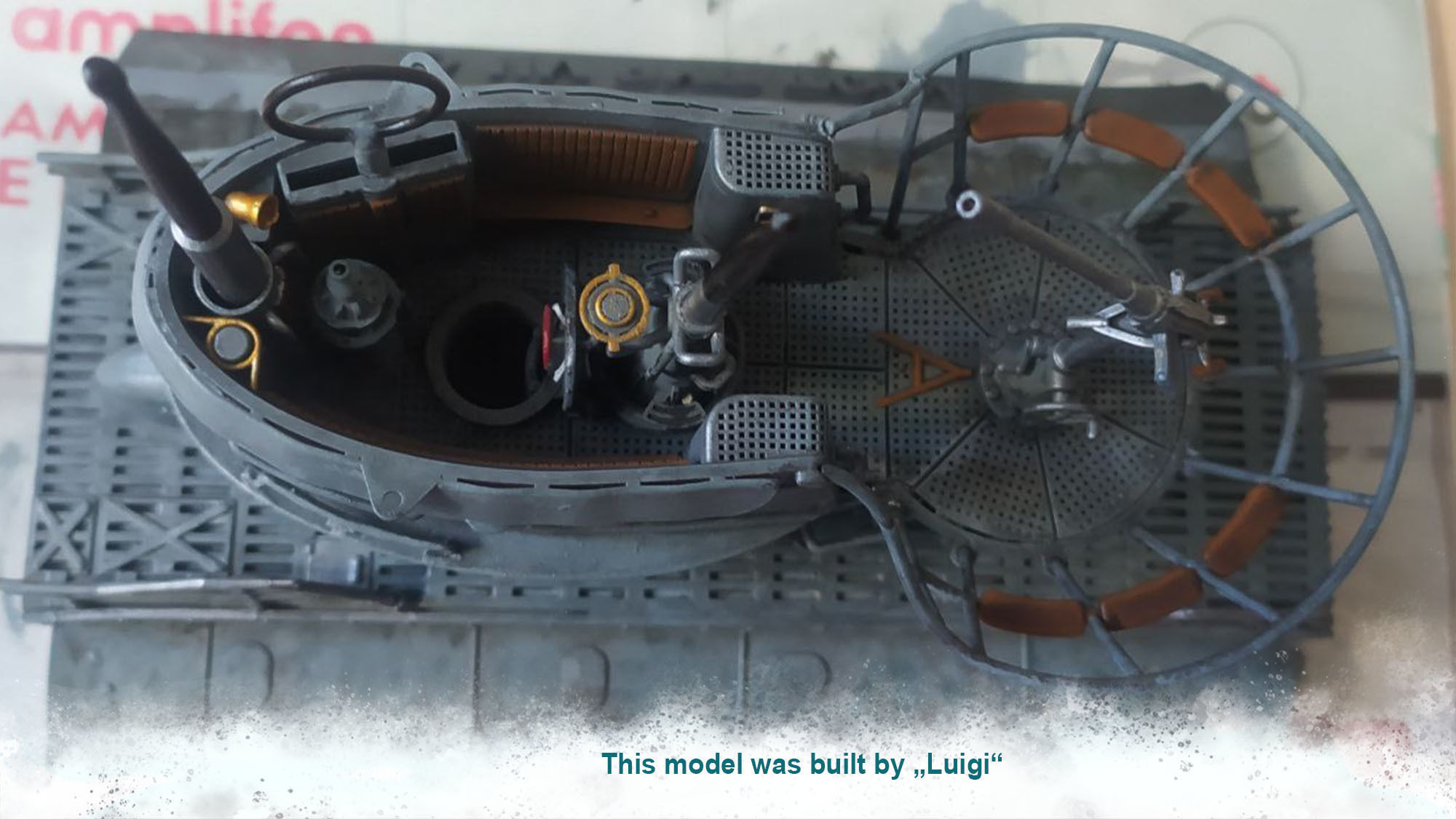 U-Boot Typ VII Turm 3D print model_25