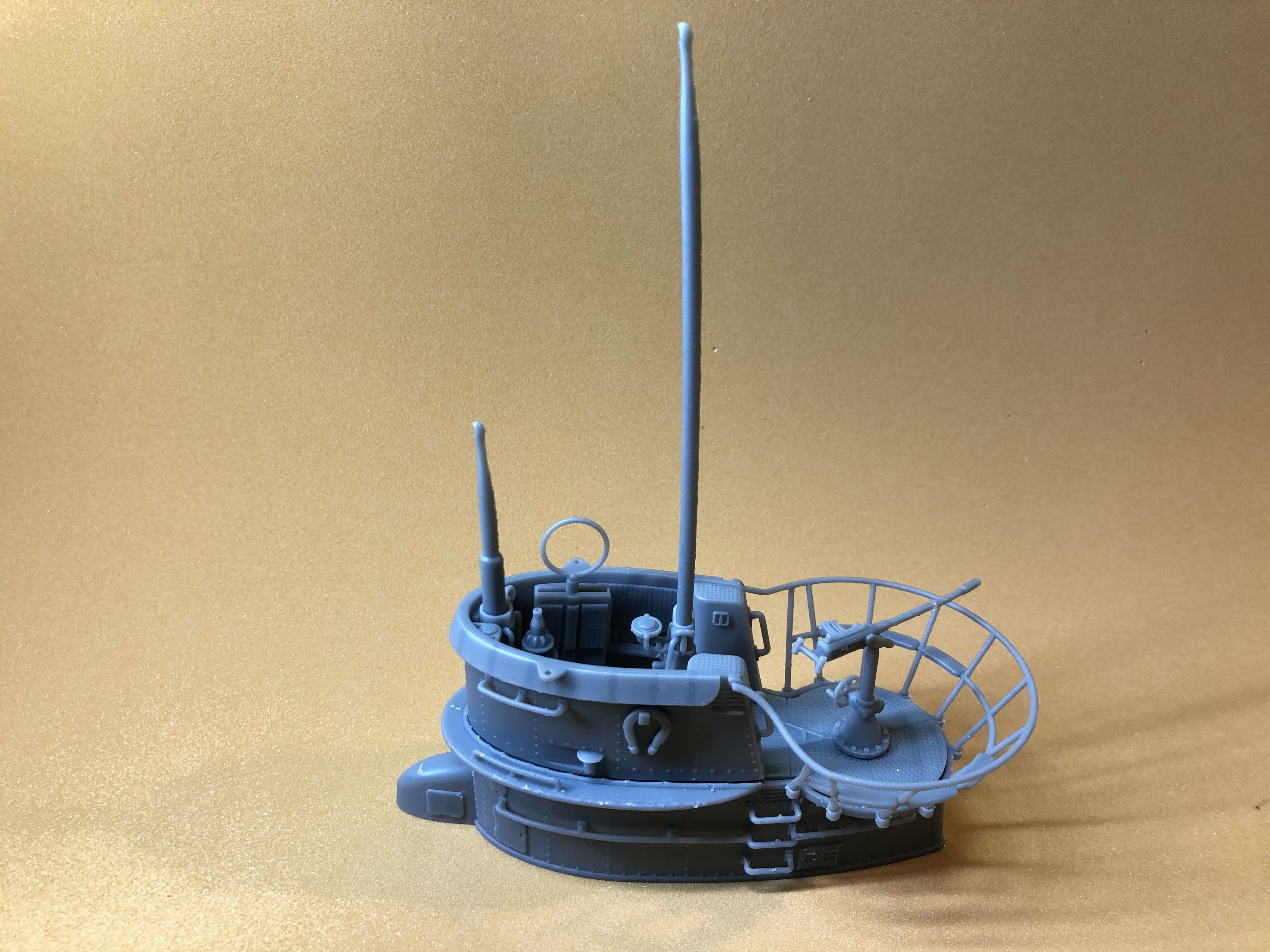U-Boot Typ VII Turm 3D print model_18