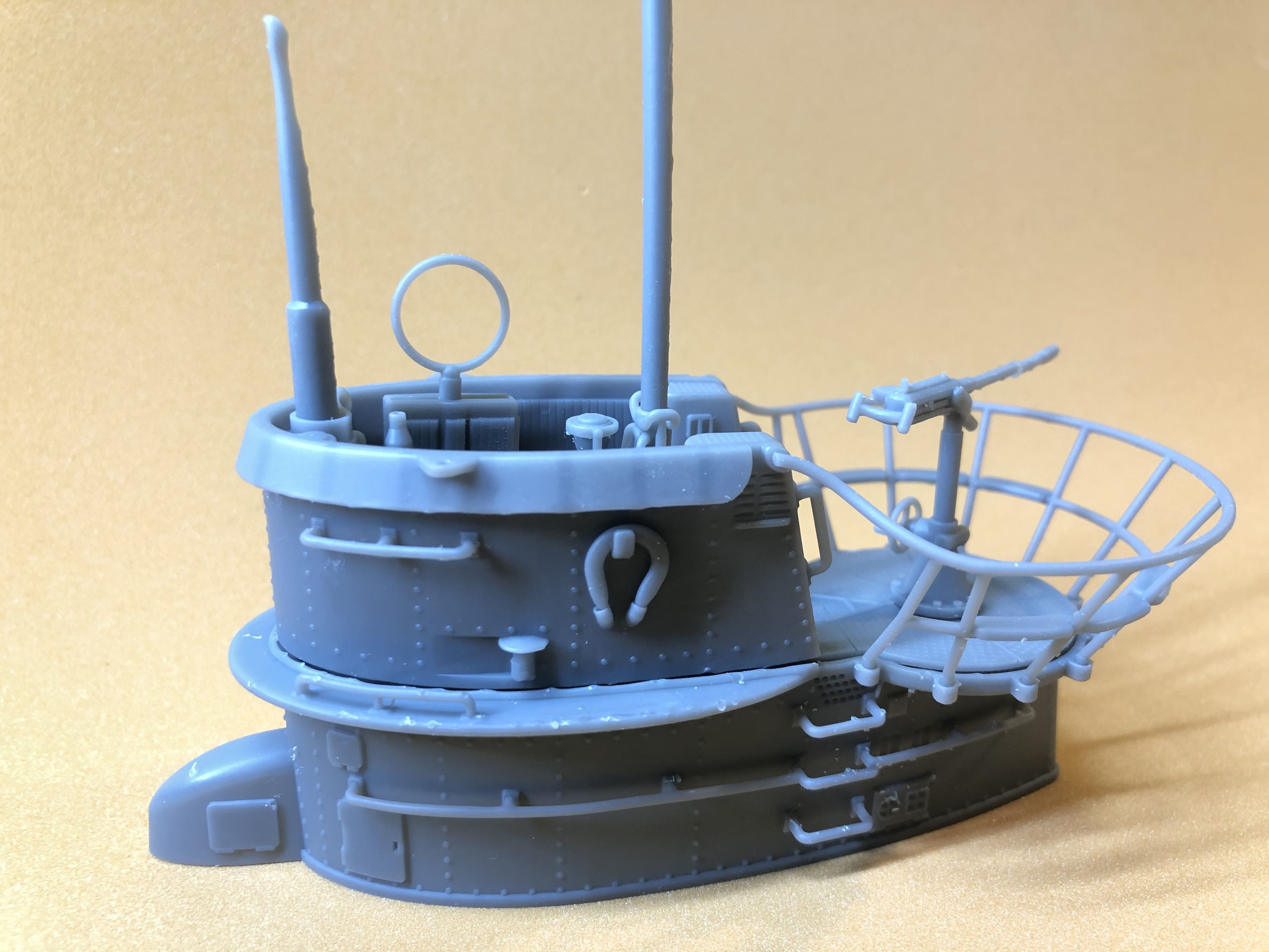 U-Boot Typ VII Turm 3D print model_15