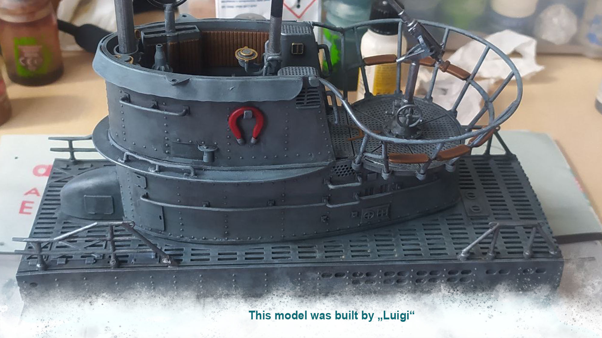 U-Boot Typ VII Turm 3D print model_23