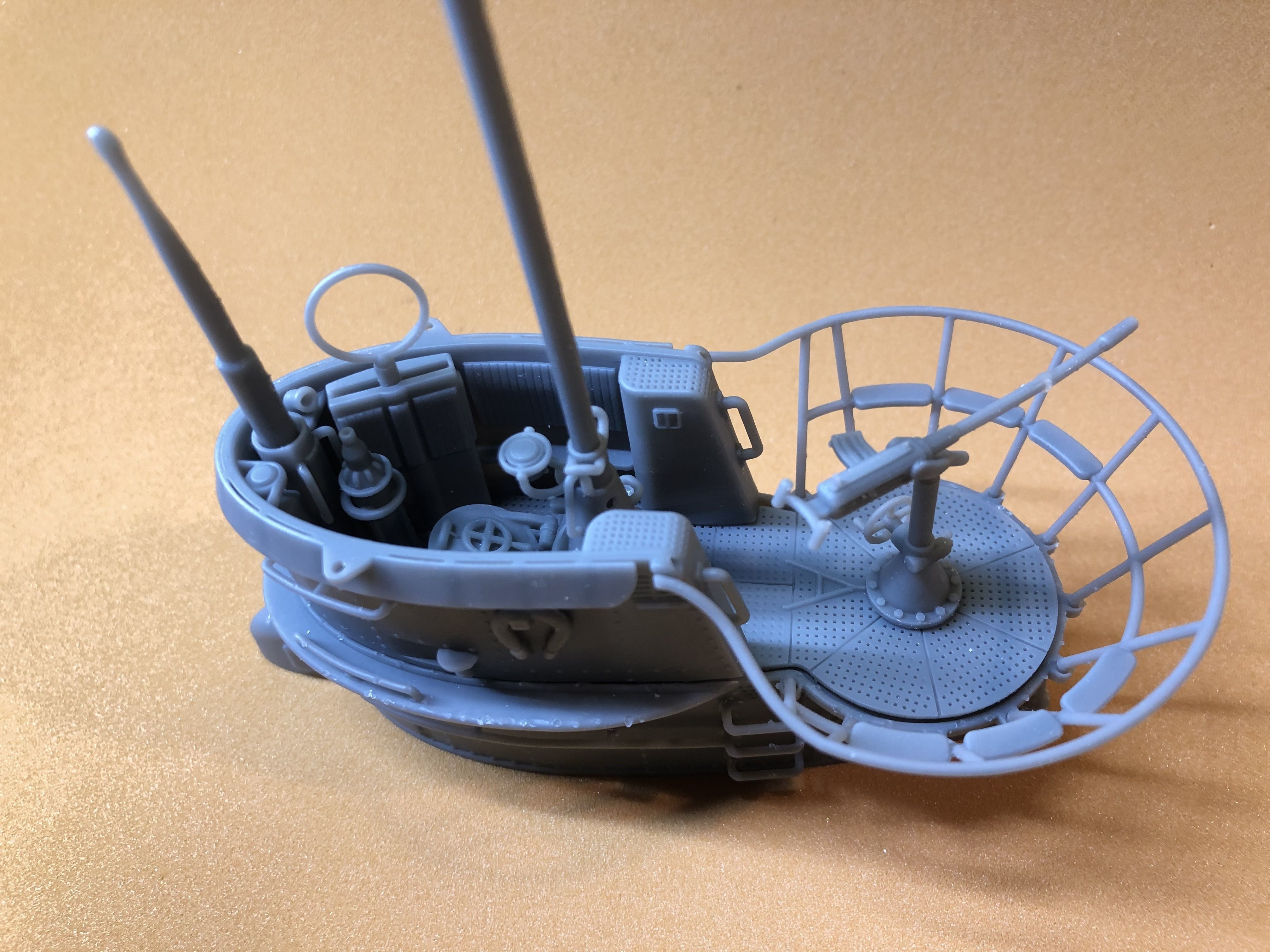 U-Boot Typ VII Turm 3D print model_16