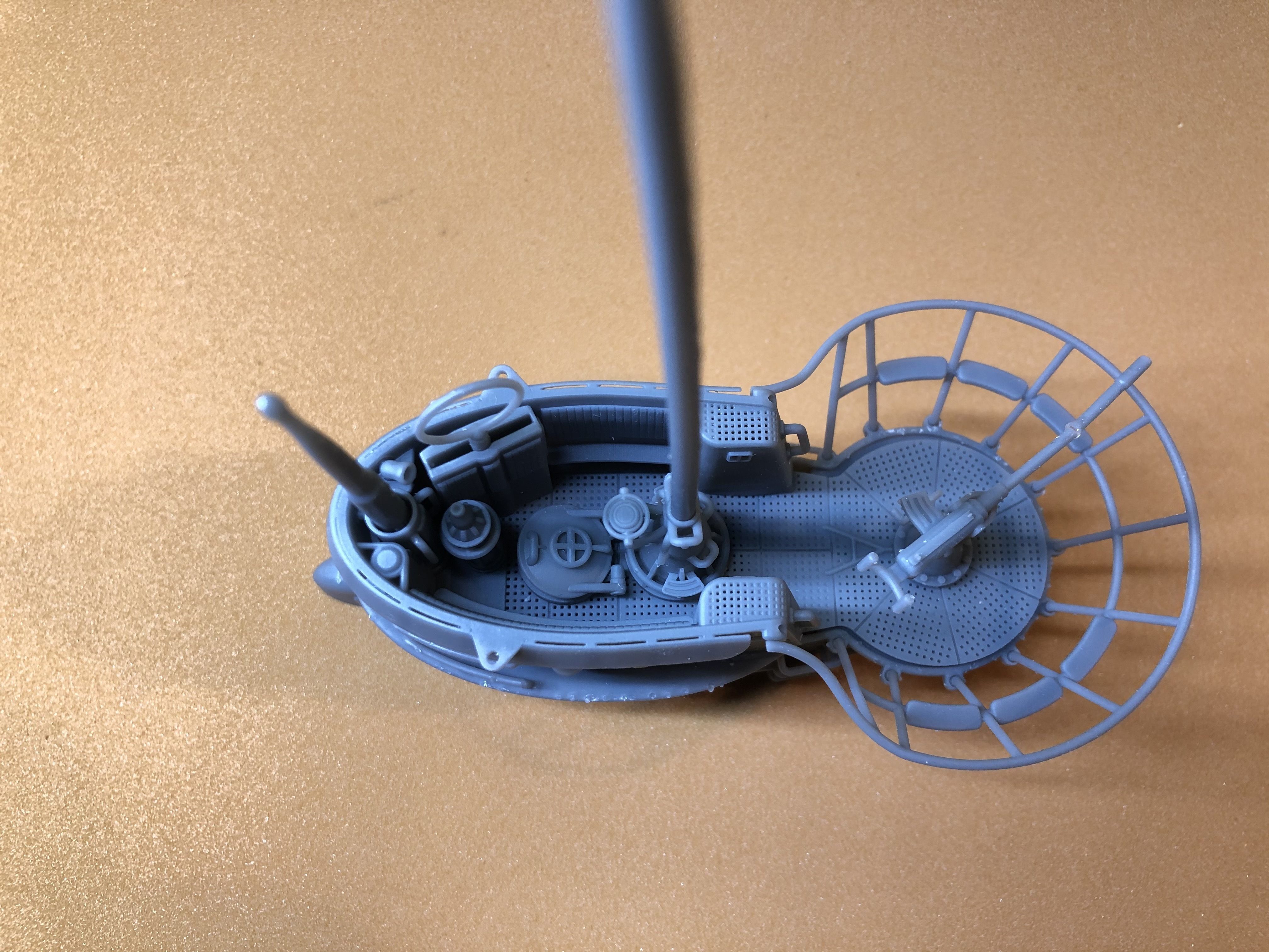 U-Boot Typ VII Turm 3D print model_19