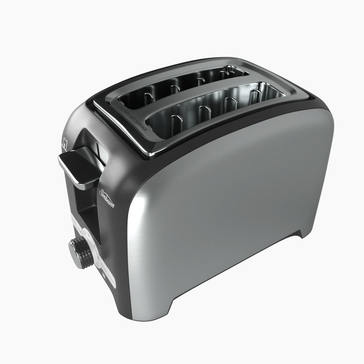 Sunbeam 2-Slice Toaster 3D model_1