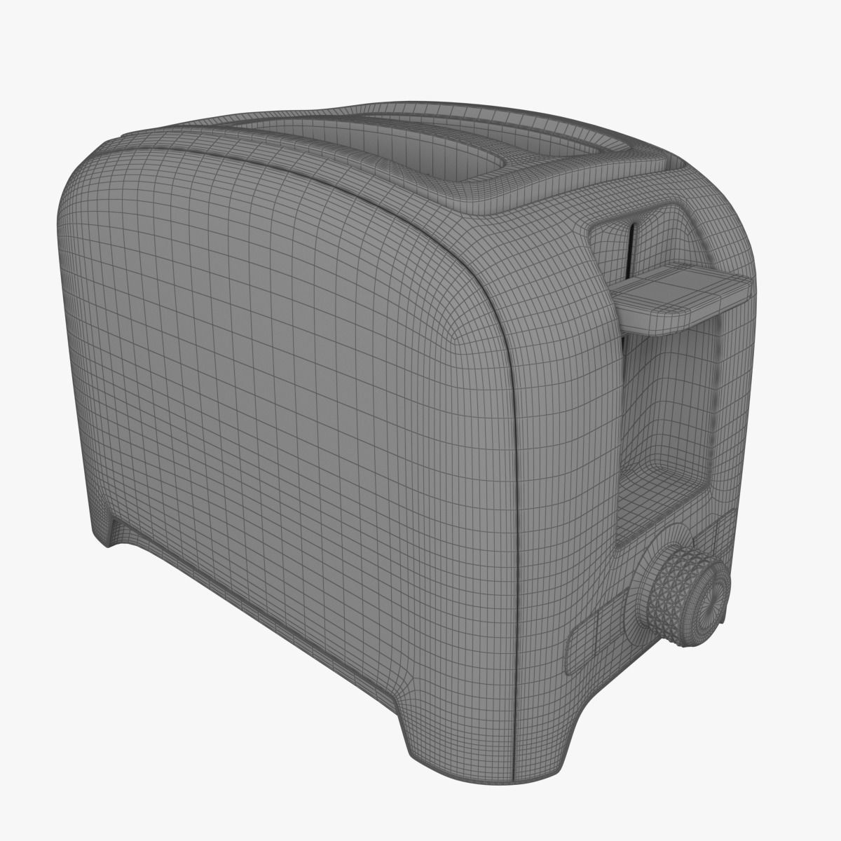 Sunbeam 2-Slice Toaster 3D model_4