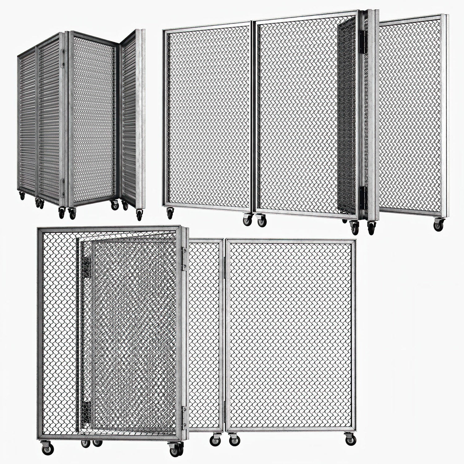 Screen metal 3D model_2