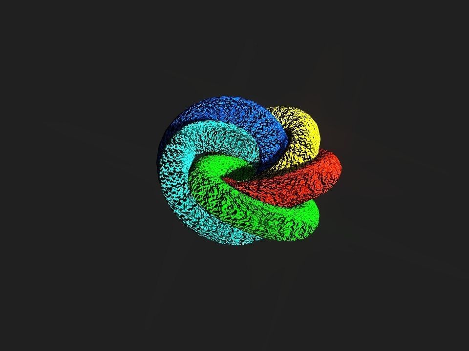 Colors Twister Effect for Iclone Low-poly 3D model_9