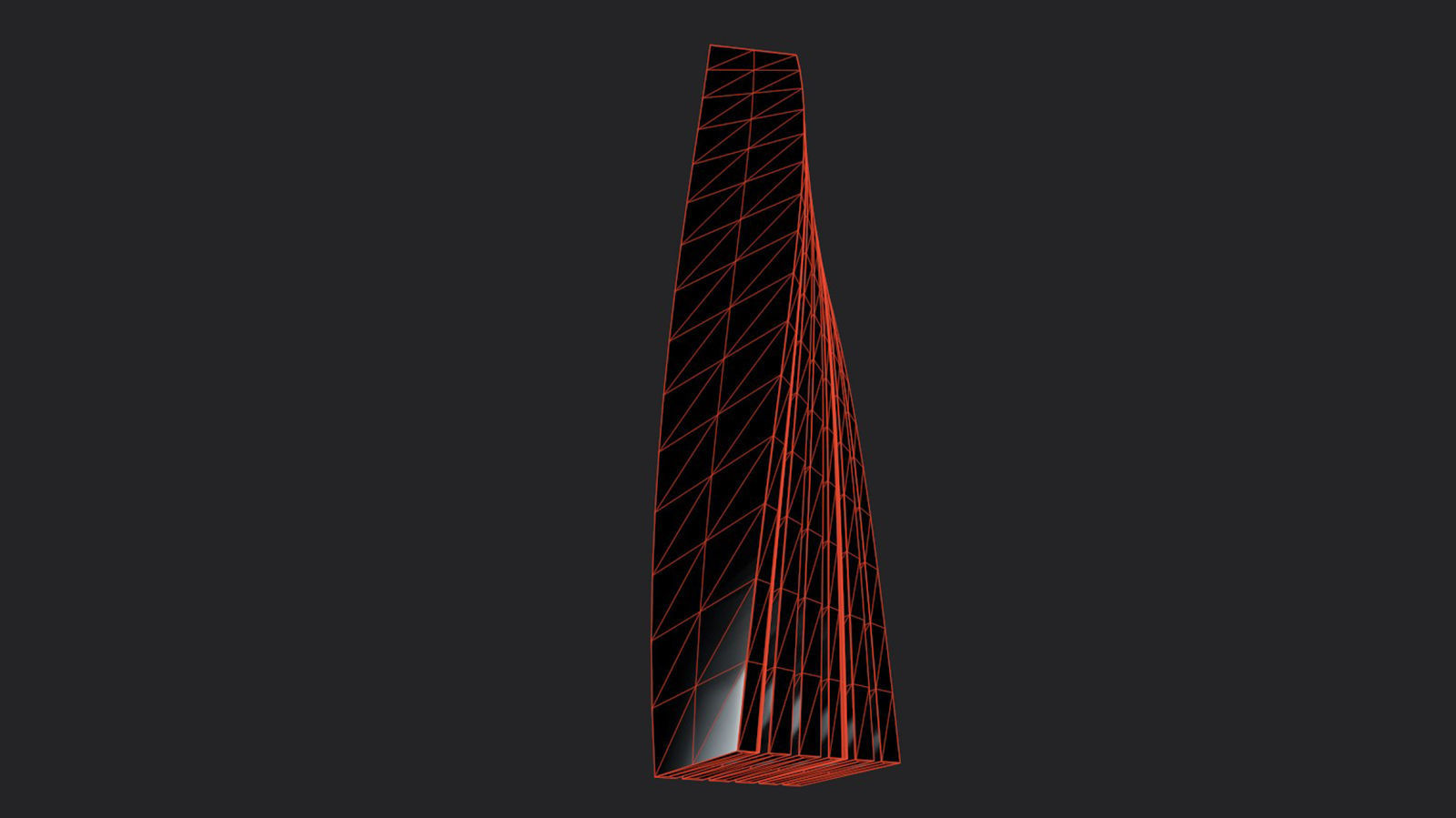 Glass Building 3D model_4