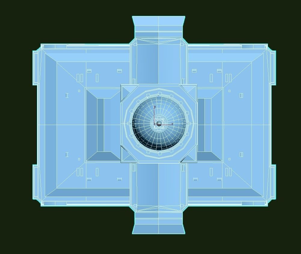 San Francisco City Hall Low-poly 3D model_17