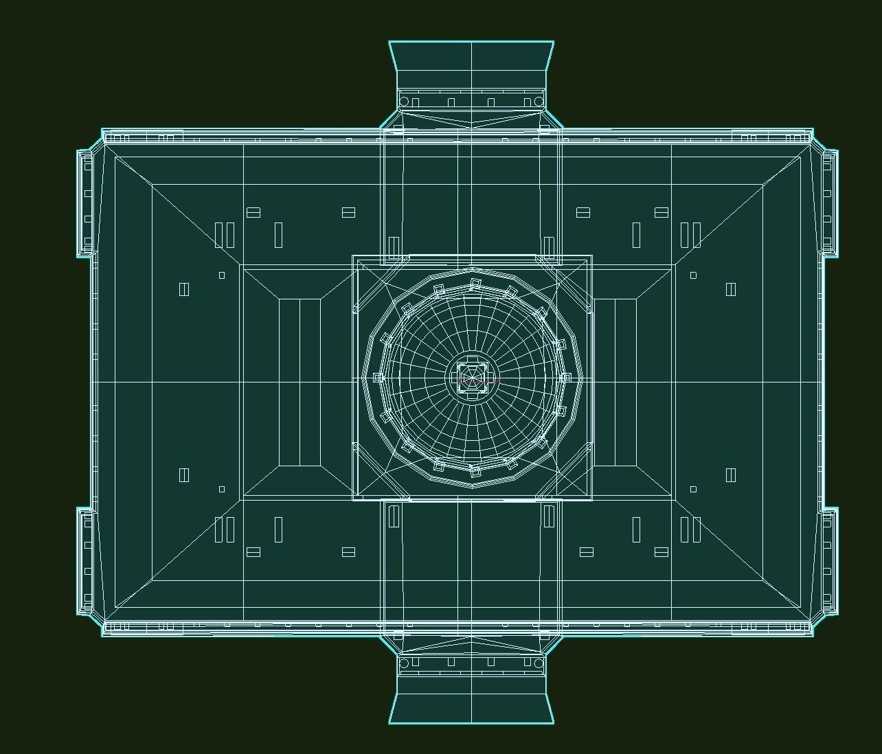 San Francisco City Hall Low-poly 3D model_27