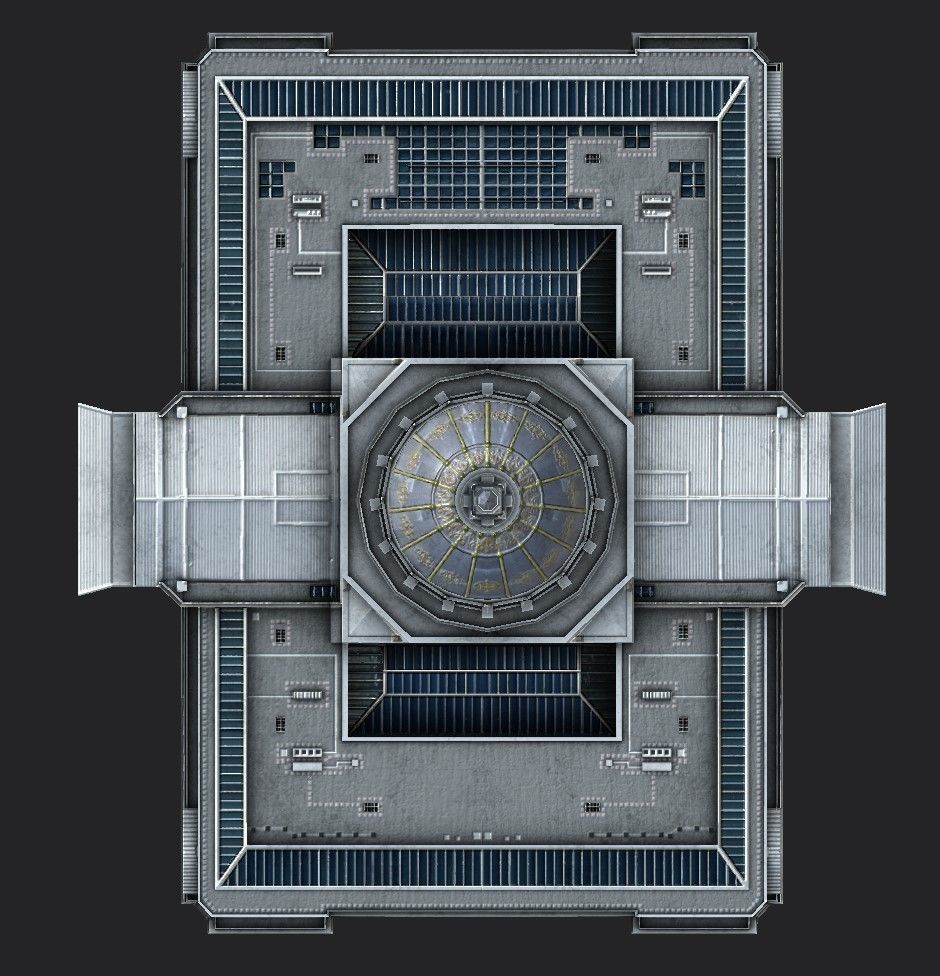 San Francisco City Hall Low-poly 3D model_5