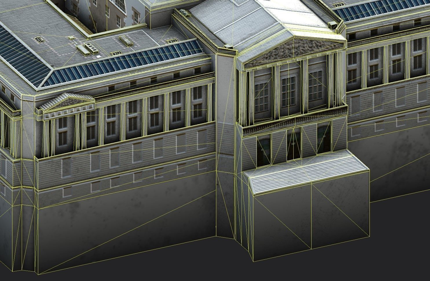 San Francisco City Hall Low-poly 3D model_12