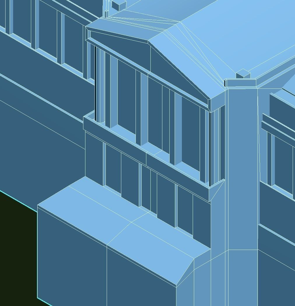 San Francisco City Hall Low-poly 3D model_20