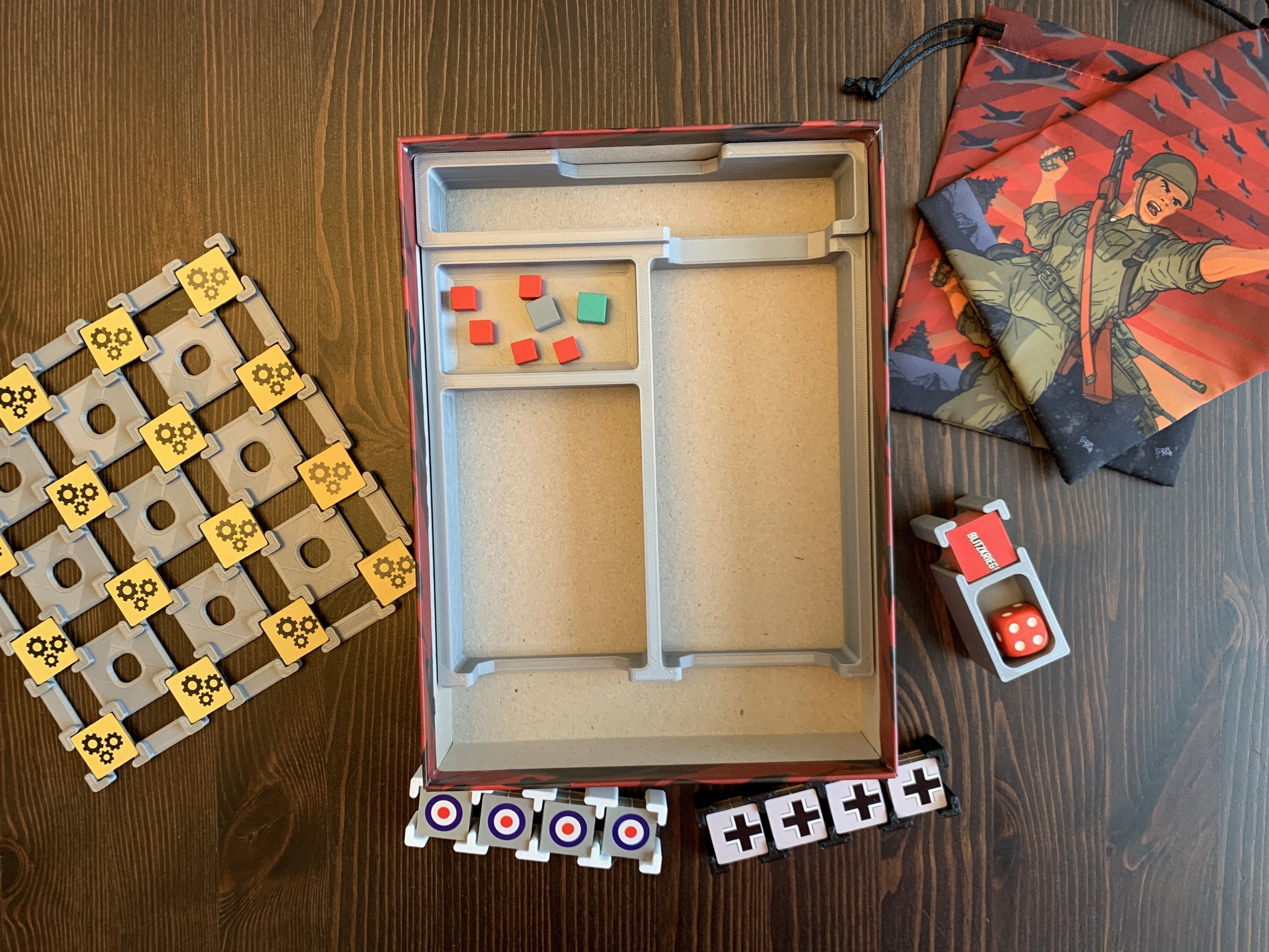 Blitzkrieg by Paolo Mori Board Game Organizer Insert 3D print model_3