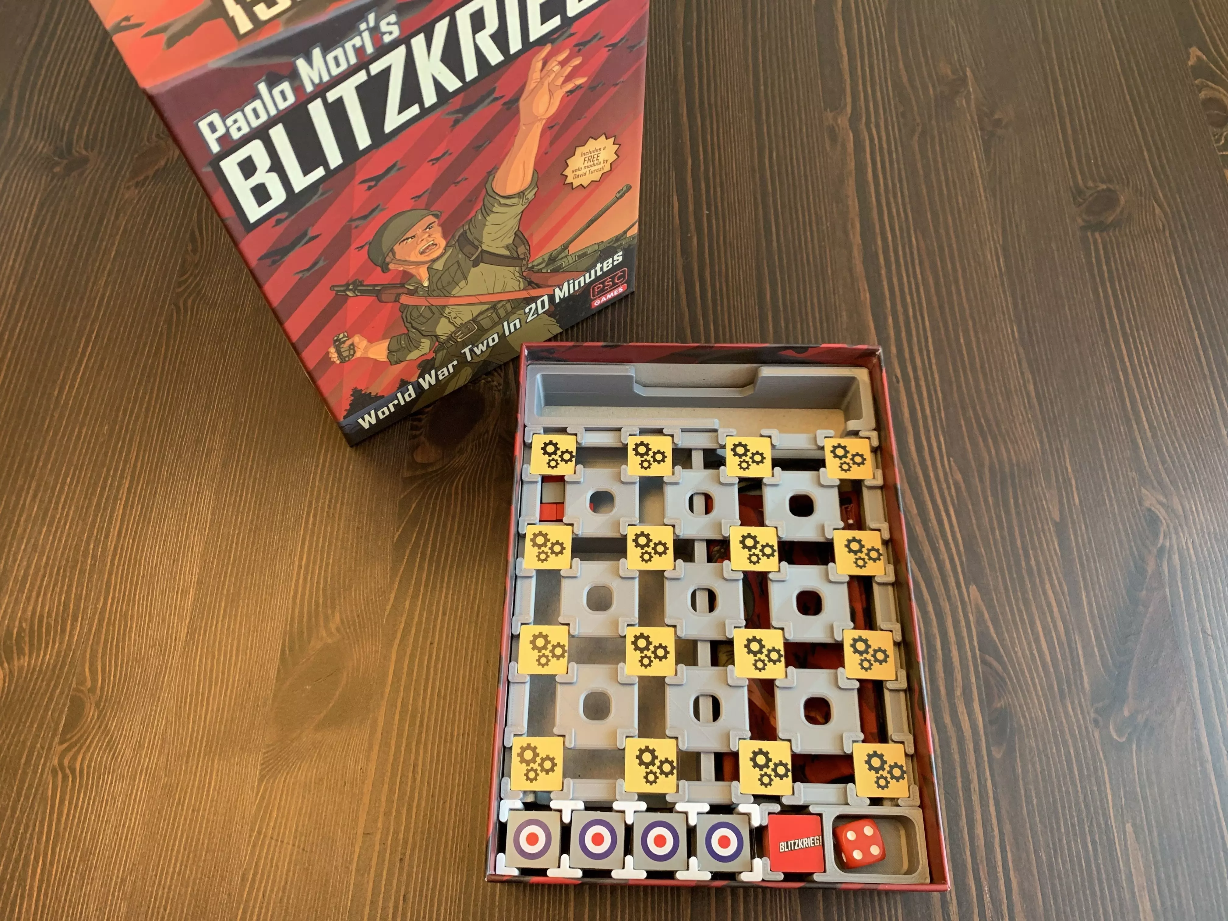 Blitzkrieg by Paolo Mori Board Game Organizer Insert 3D print model_0