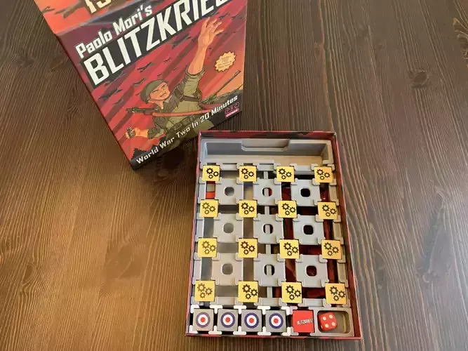 Blitzkrieg by Paolo Mori Board Game Organizer Insert