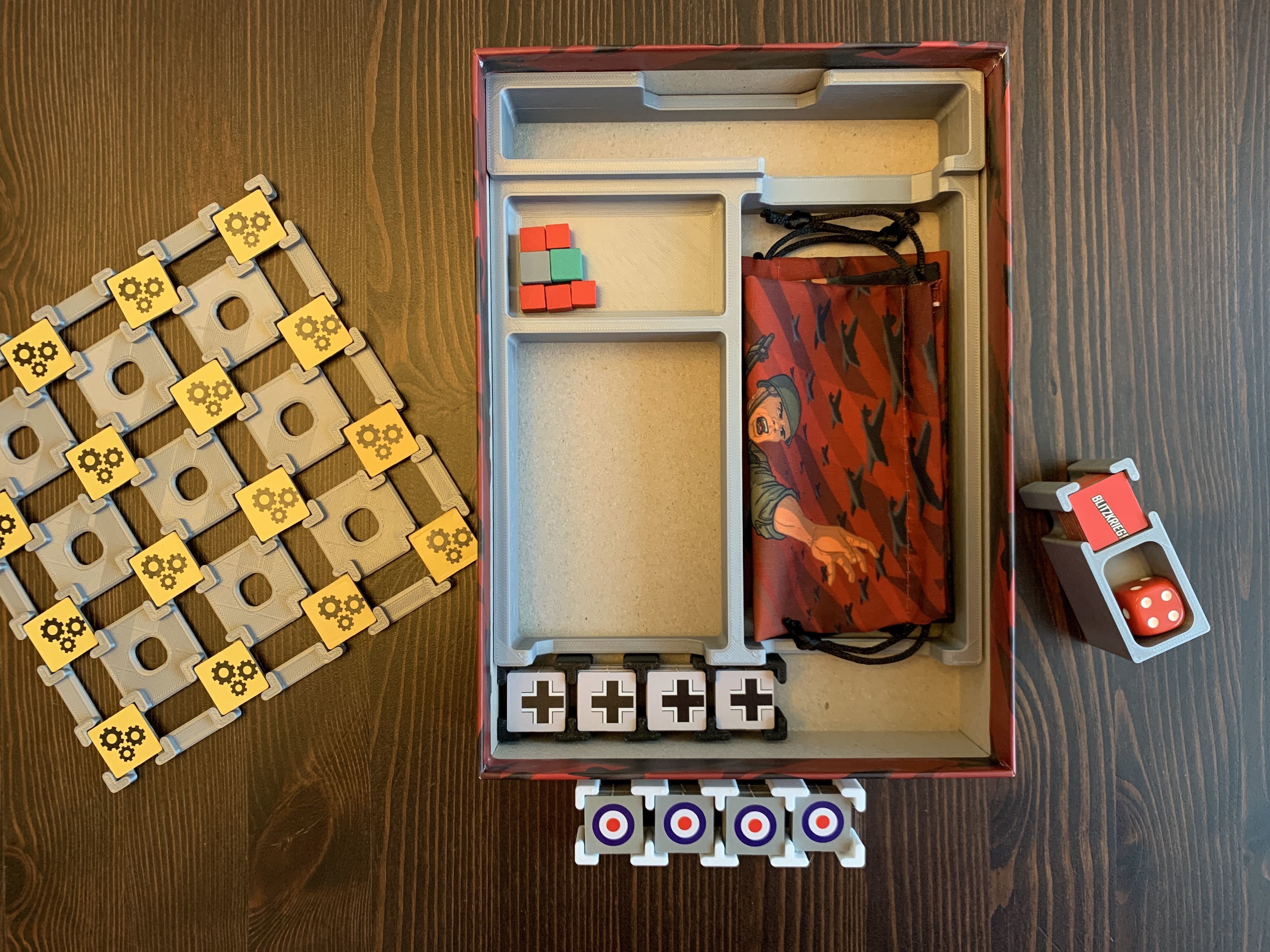 Blitzkrieg by Paolo Mori Board Game Organizer Insert 3D print model_2