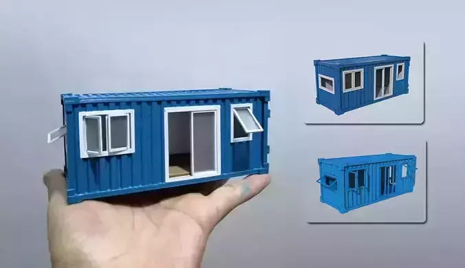 Contener House 3D Printing Model 3D print model