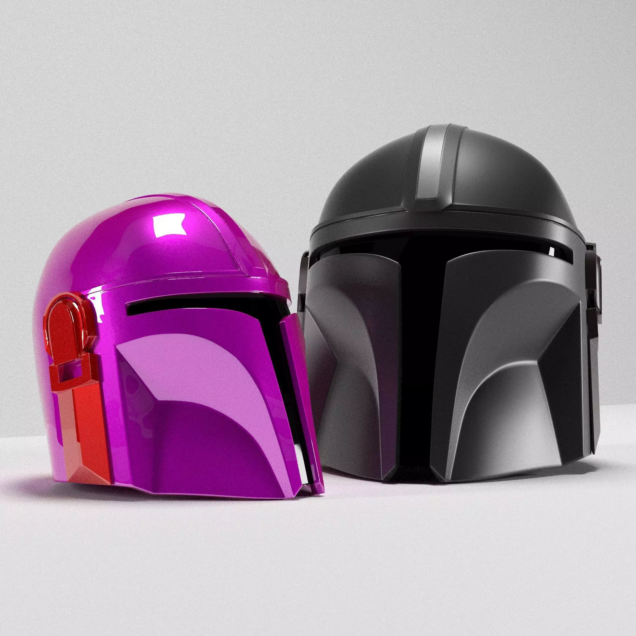 Mandalorian Helmet 3D print model_0