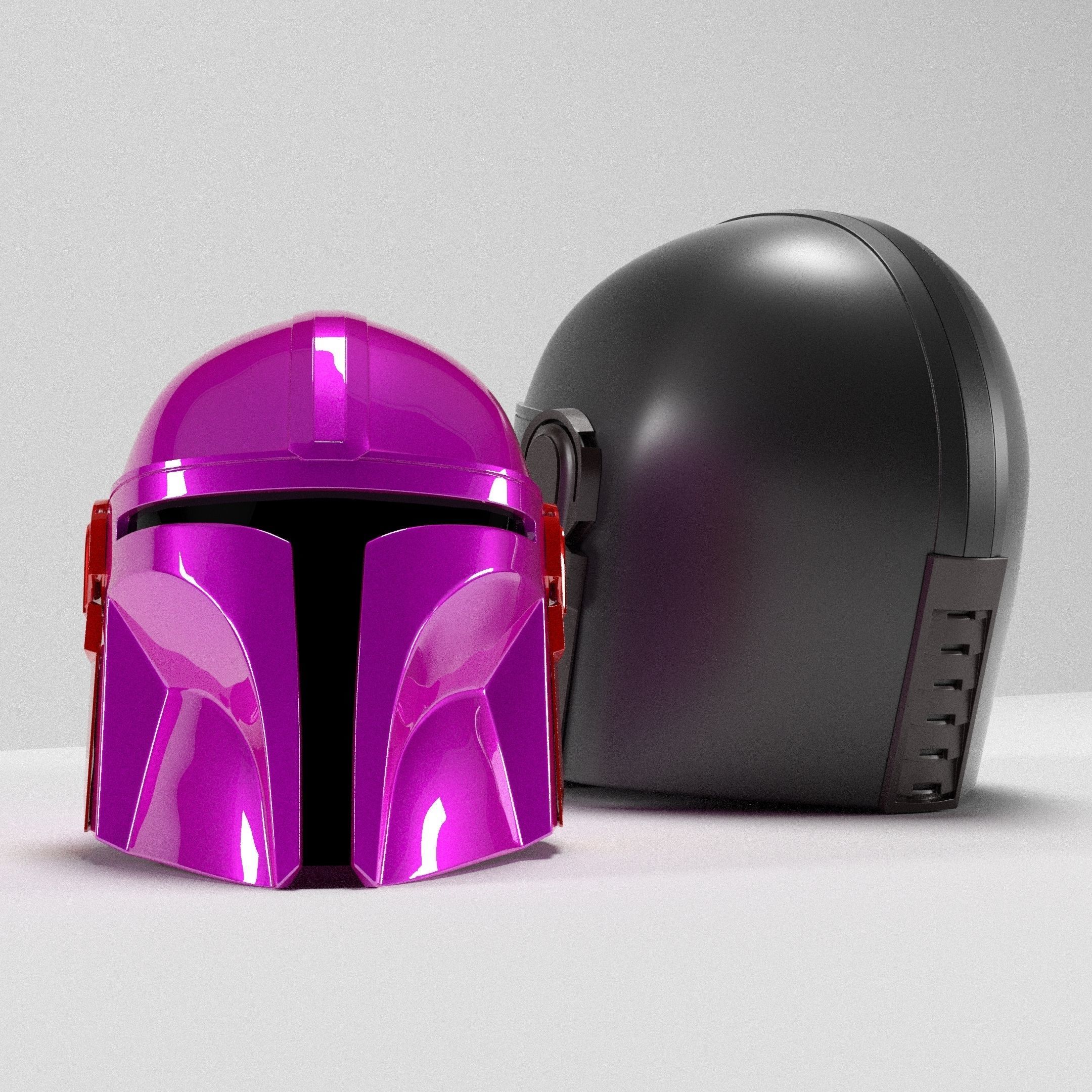 Mandalorian Helmet 3D print model_1