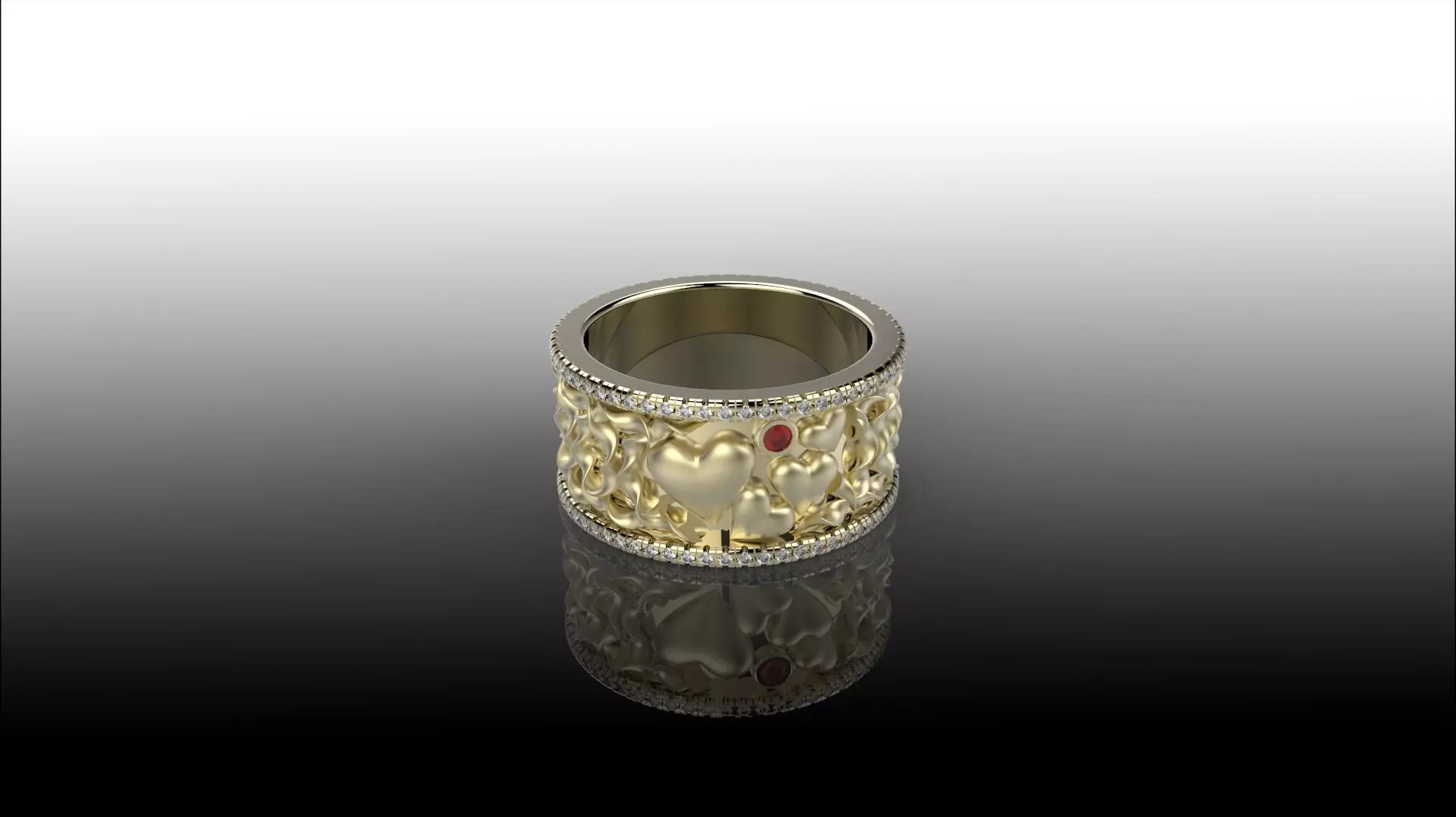 LOVE RING 3D print model_0