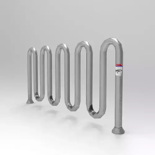 Bike Rack Low-poly 3D model